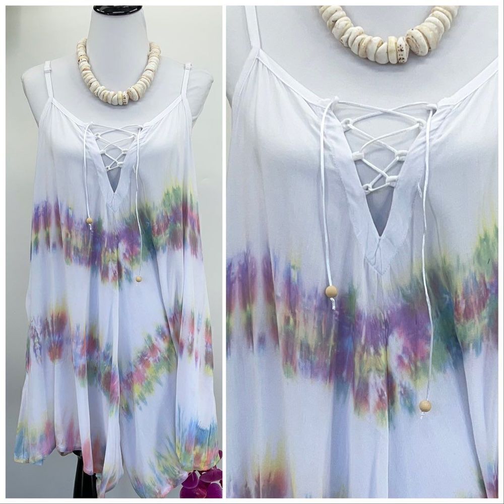 The Kau wela Mini Romper Beach Boho Romper Gypsy Overall Wide Leg